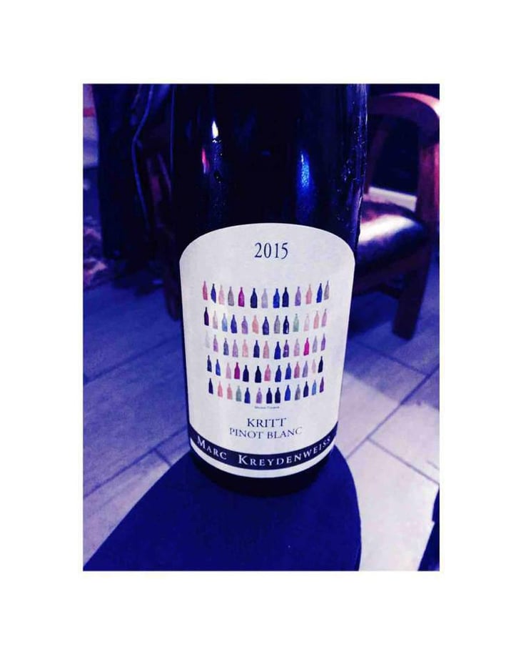 Kritt Pinot Blanc (Michel Tolmer Label) - Marc Kreydenweiss (Andlau) - Antoine Kreydenweiss 