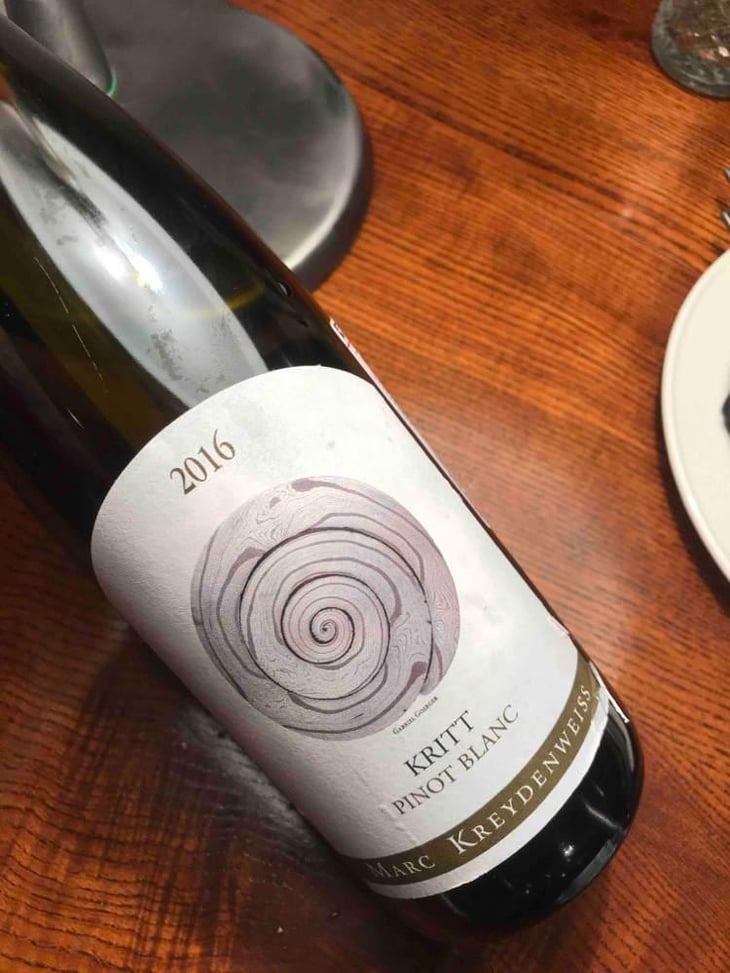 Kritt Pinot Blanc (Michel Tolmer Label) - Marc Kreydenweiss (Andlau) - Antoine Kreydenweiss 