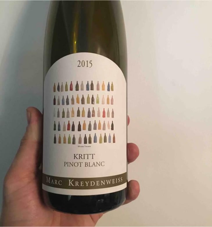 Kritt Pinot Blanc (Michel Tolmer Label) - Marc Kreydenweiss (Andlau) - Antoine Kreydenweiss 