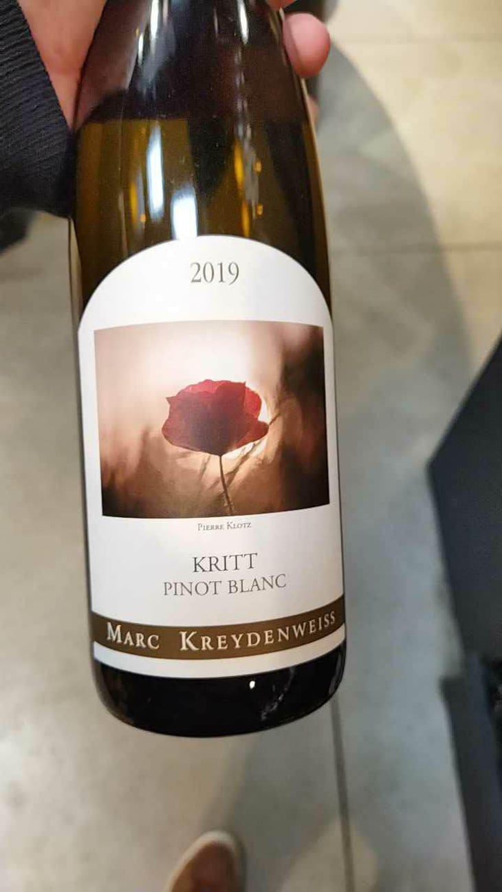 Kritt Pinot Blanc (Pierre Klotz Label) - Marc Kreydenweiss (Andlau) - Antoine Kreydenweiss 