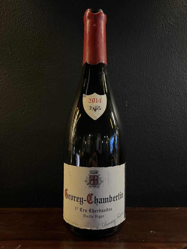 Gevrey Chambertin 1er Cru Cherbaudes - Domaine Fourrier - Jean-Marie Fourrier -2014