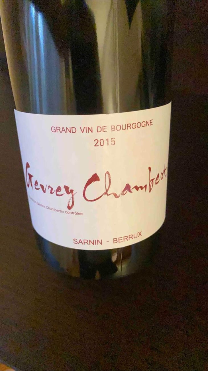 Gevrey Chambertin - Sarnin-Berrux - Jean-Pascal Sarnin & Jean-Marie Berrux 
