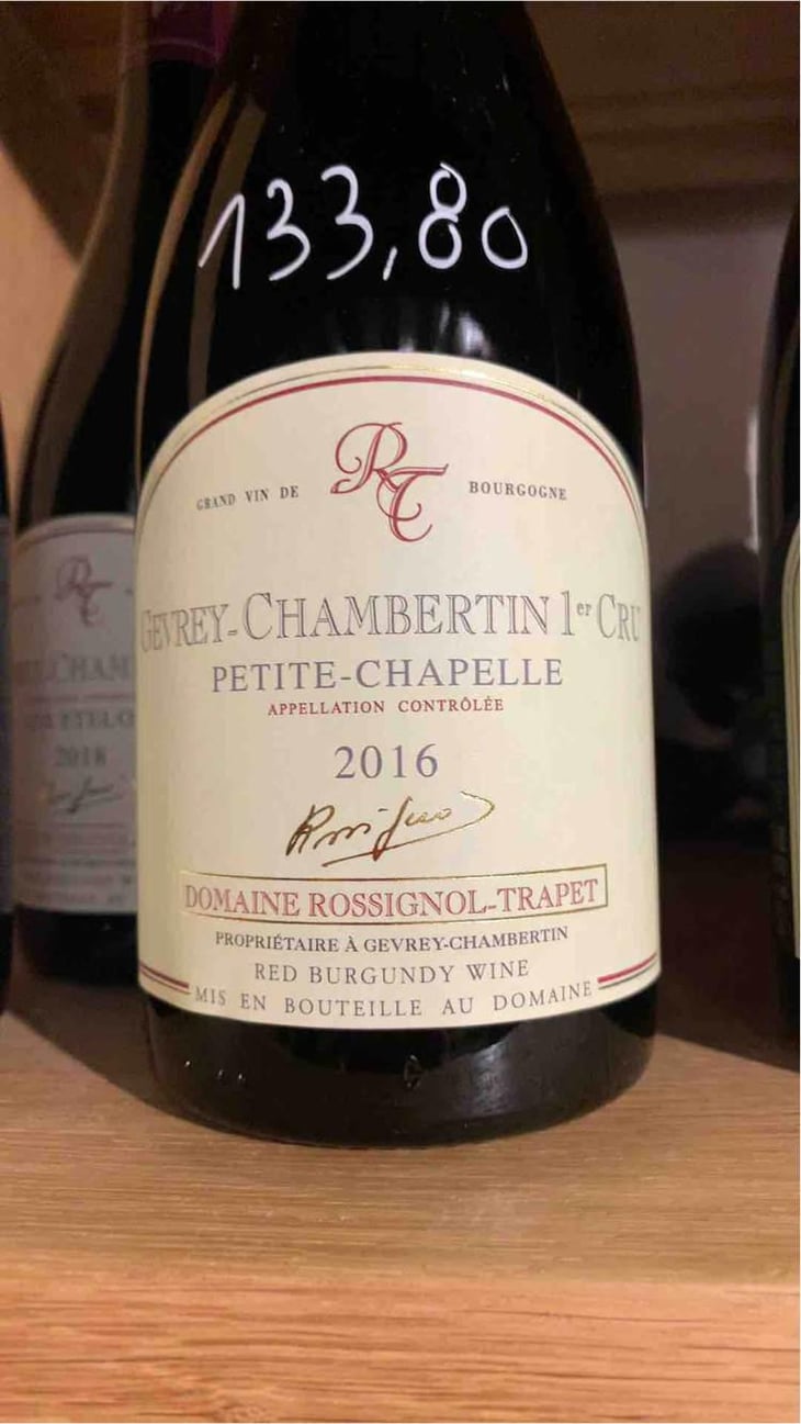 Gevrey Chambertin Vieilles Vignes - Rossignol-Trapet - Nicolas & David Rossignol 