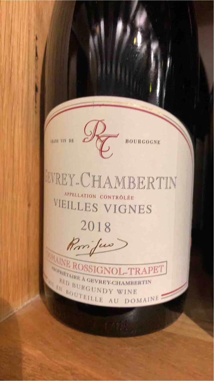 Gevrey Chambertin Vieilles Vignes - Rossignol-Trapet - Nicolas & David Rossignol 