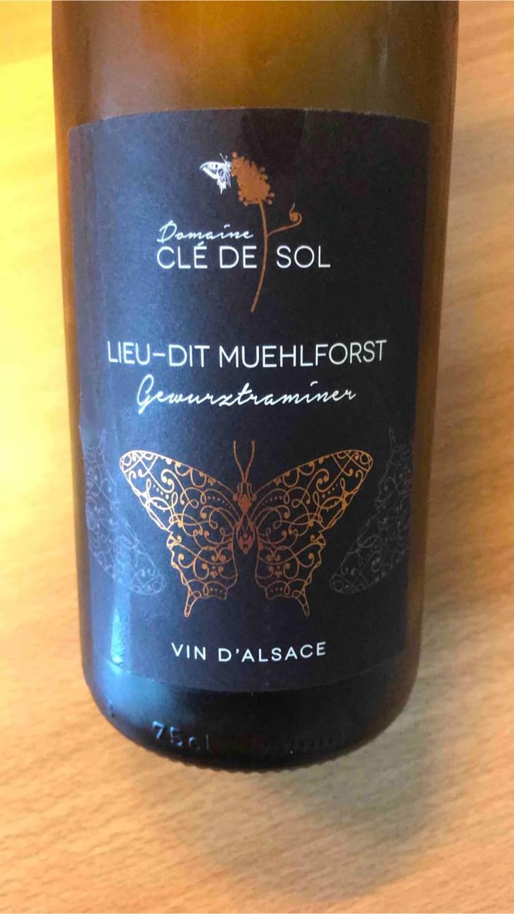 Gewurtztraminer Lieu-Dit Muehlforst - Domaine Clé de Sol - Jean & Simon Baltenweck & Yannick Mignot 