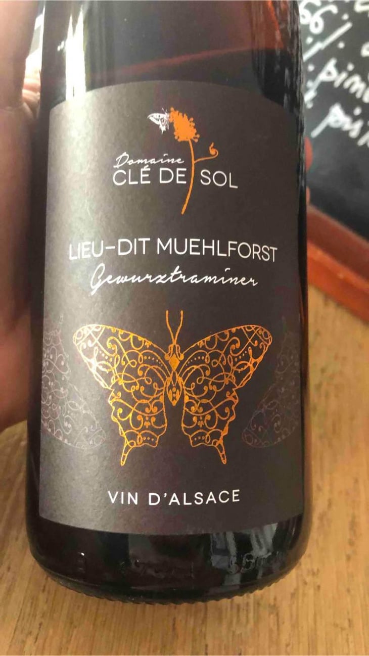 Gewurtztraminer Lieu-Dit Muehlforst - Domaine Clé de Sol - Jean & Simon Baltenweck & Yannick Mignot 