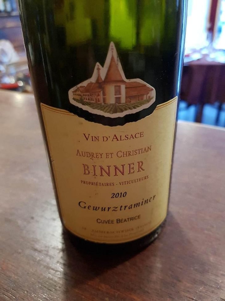 Gewürztraminer Cuvée Béatrice - Domaine Christian Binner - Christian Binner et son équipe 