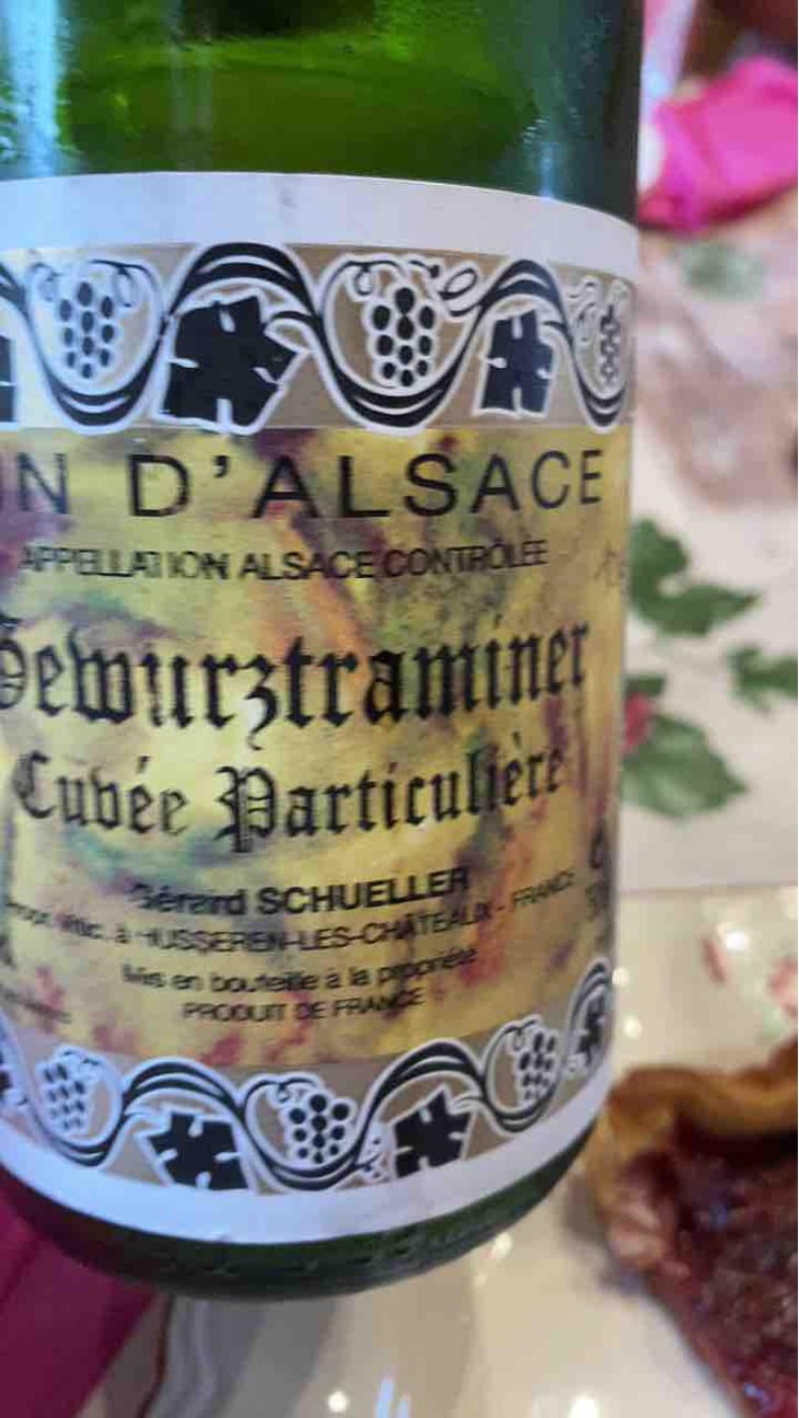 Gewürztraminer Cuvée Particulière - Gérard Schueller & Fils - Bruno Schueller 