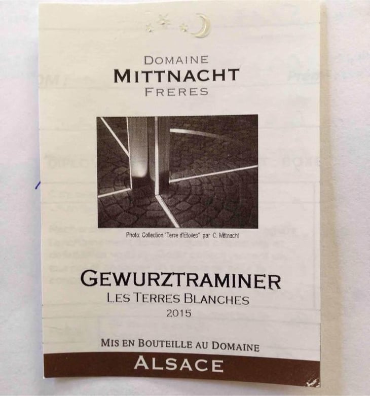 Gewürztraminer Les Terres Blanches - Mittnacht Frères - Marc, André & Paule Mittnacht 
