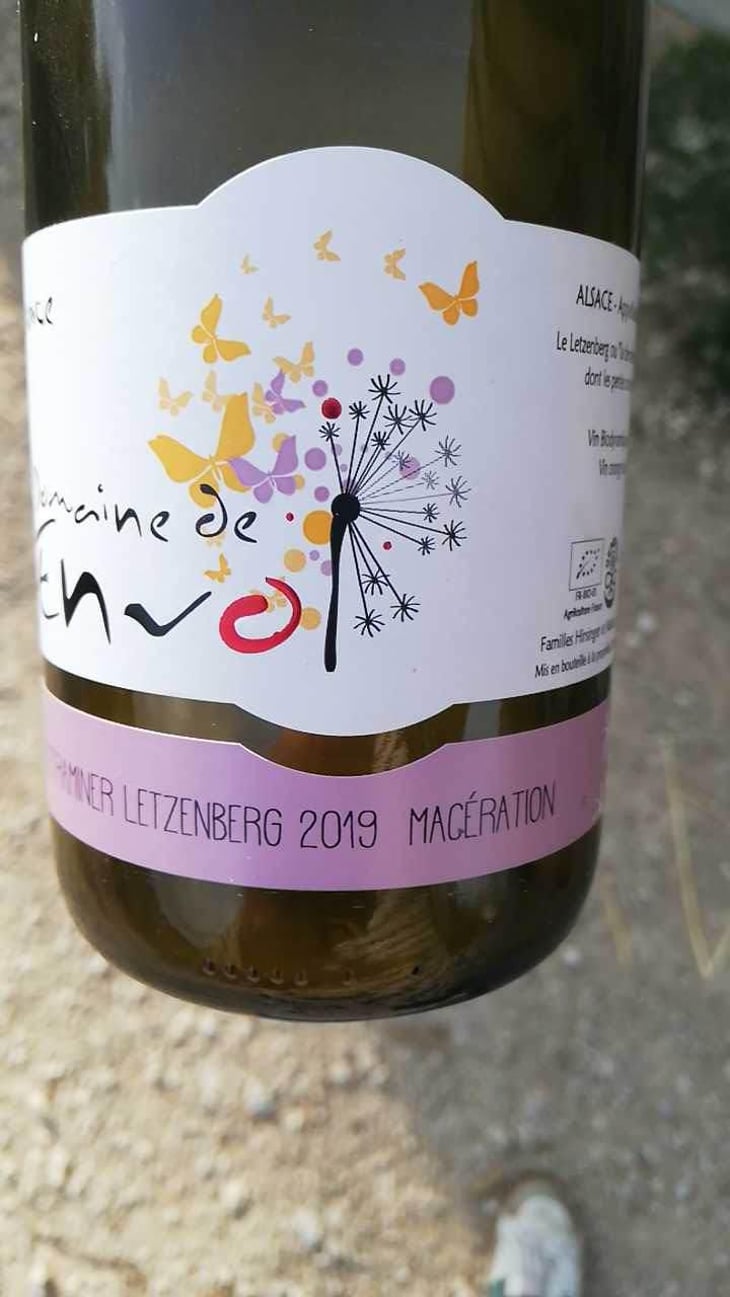 Gewurztraminer Letzenberg - Domaine De L’envol - Bernard, Manuela, Daniel, Raphaël & Catherine Hirsinger -2019