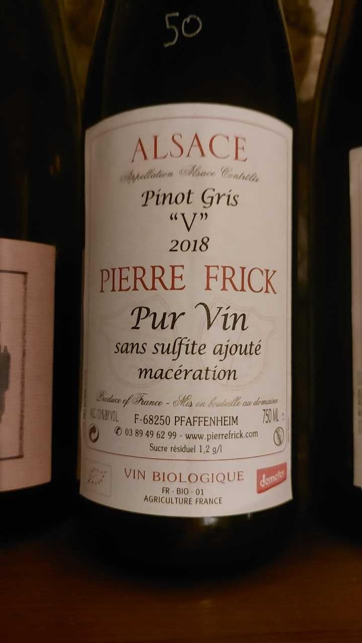 Gewurztraminer Macération Sec - Domaine Pierre Frick - Jean-Pierre, Chantal et Thomas Frick 