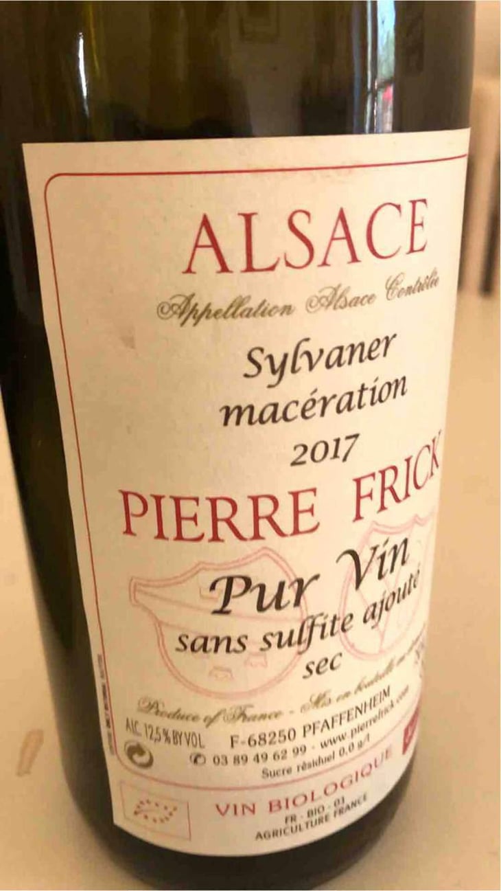 Gewurztraminer Macération Sec - Domaine Pierre Frick - Jean-Pierre, Chantal et Thomas Frick 