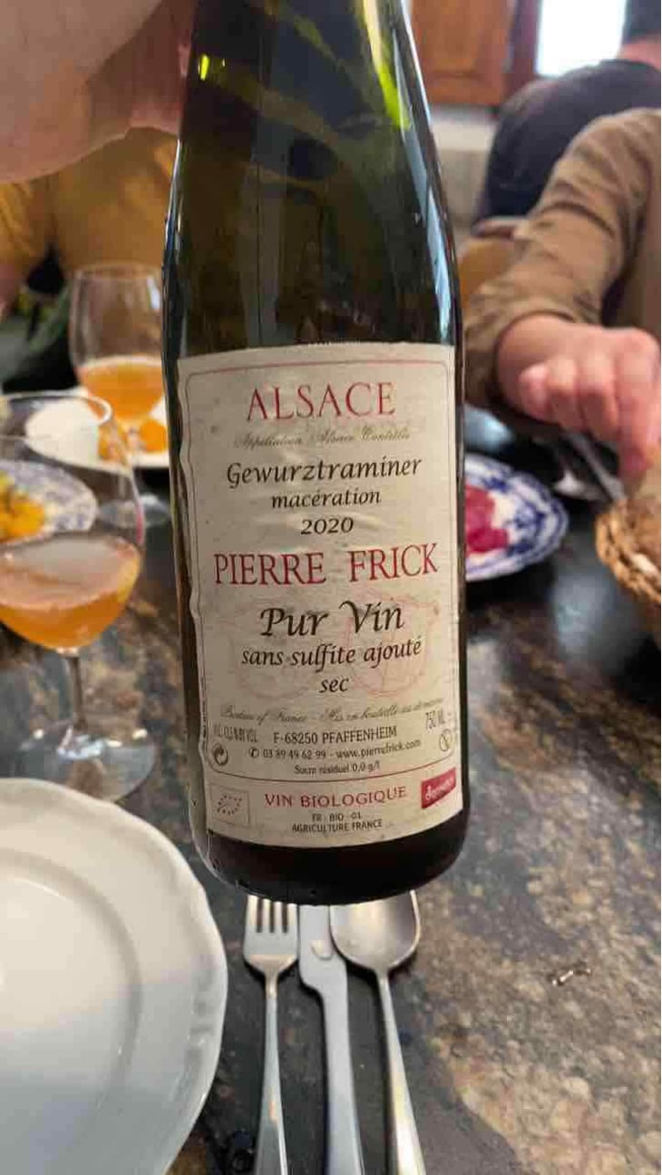 Gewurztraminer Macération Sec - Domaine Pierre Frick - Jean-Pierre, Chantal et Thomas Frick 