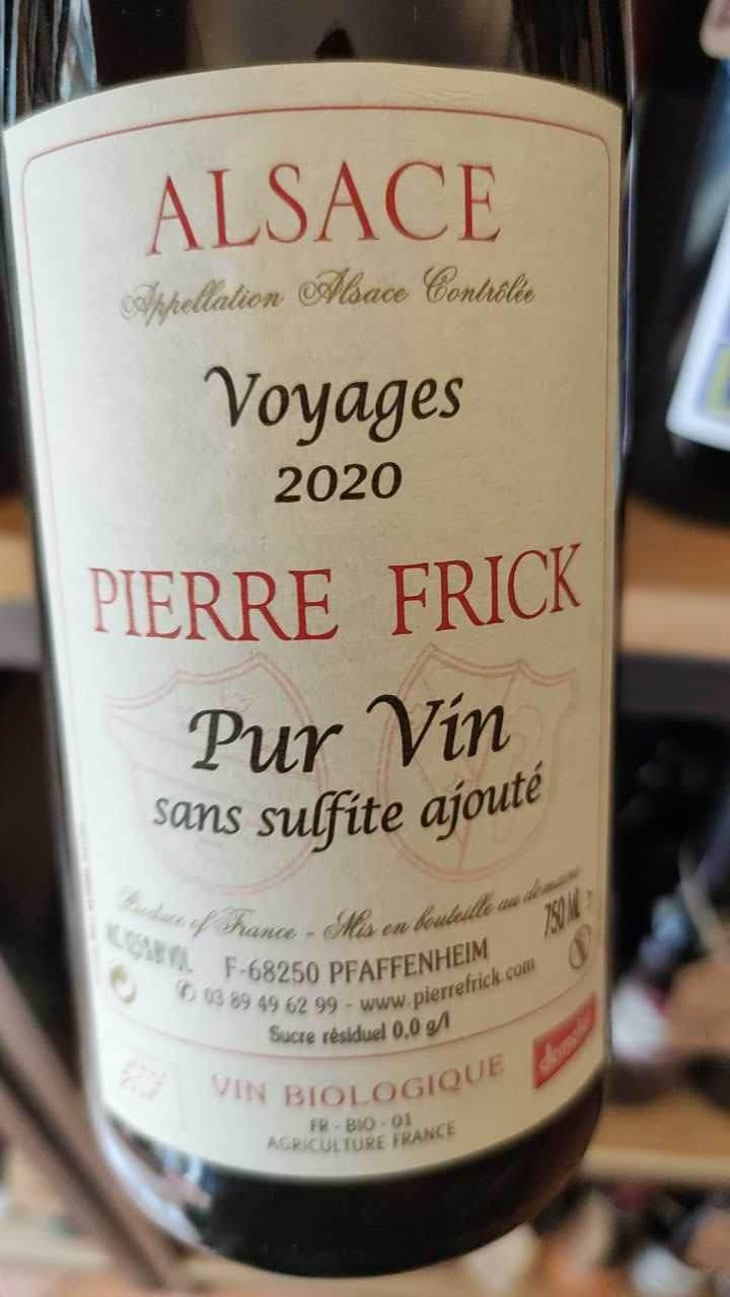 Gewurztraminer Macération Sec - Domaine Pierre Frick - Jean-Pierre, Chantal et Thomas Frick 