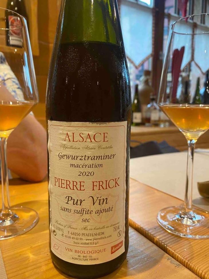 Gewurztraminer Macération Sec - Domaine Pierre Frick - Jean-Pierre, Chantal et Thomas Frick 
