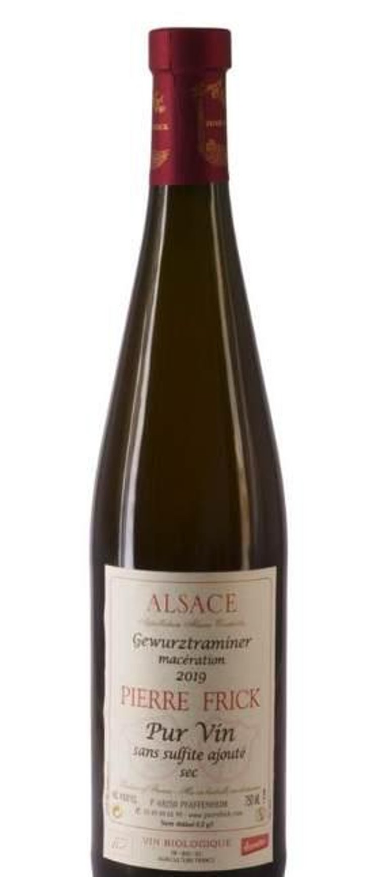 Gewurztraminer Macération Sec - Domaine Pierre Frick - Jean-Pierre, Chantal et Thomas Frick 
