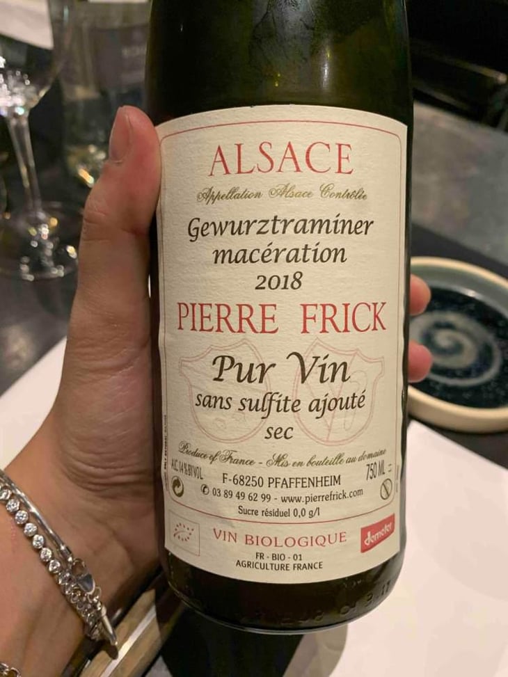 Gewurztraminer Macération Steinert - Domaine Pierre Frick - Jean-Pierre, Chantal et Thomas Frick 