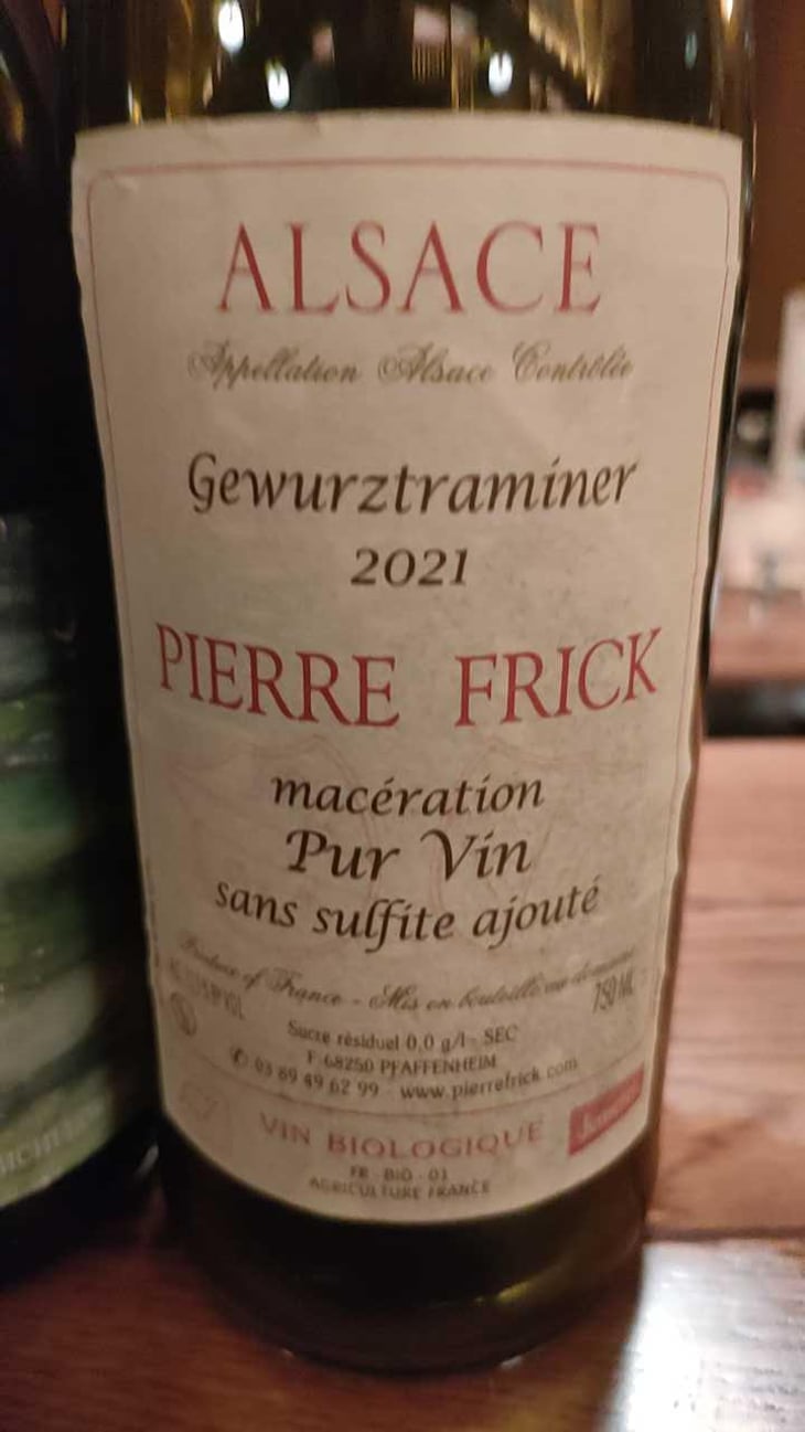 Gewurztraminer - Domaine Pierre Frick - Jean-Pierre, Chantal et Thomas Frick 