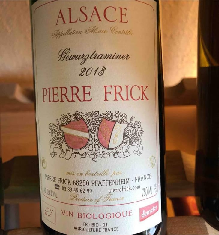 Gewurztraminer - Domaine Pierre Frick - Jean-Pierre, Chantal et Thomas Frick 