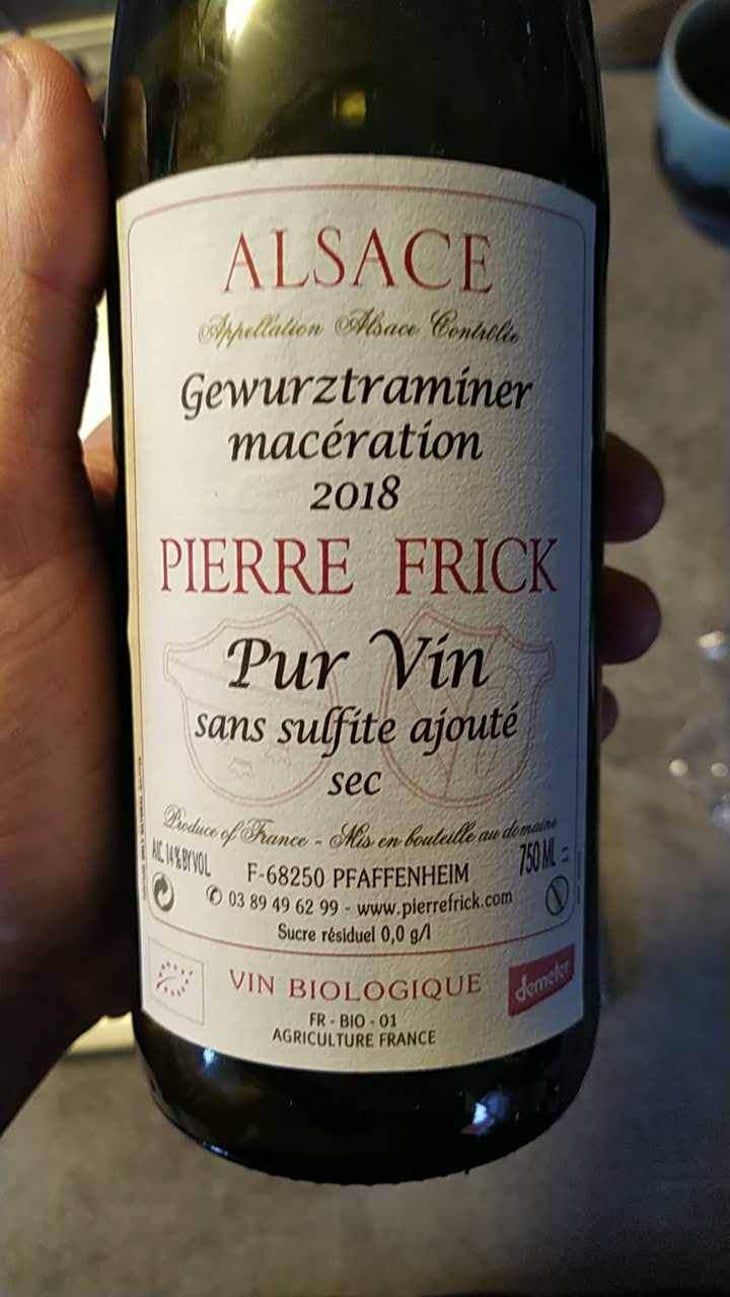 Gewurztraminer - Domaine Pierre Frick - Jean-Pierre, Chantal et Thomas Frick 