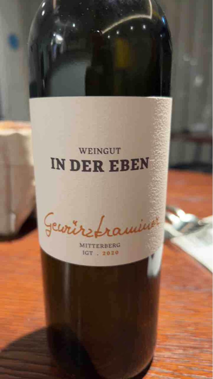 Gewürztraminer - Weingut In Der Eben - Urban Plattner 