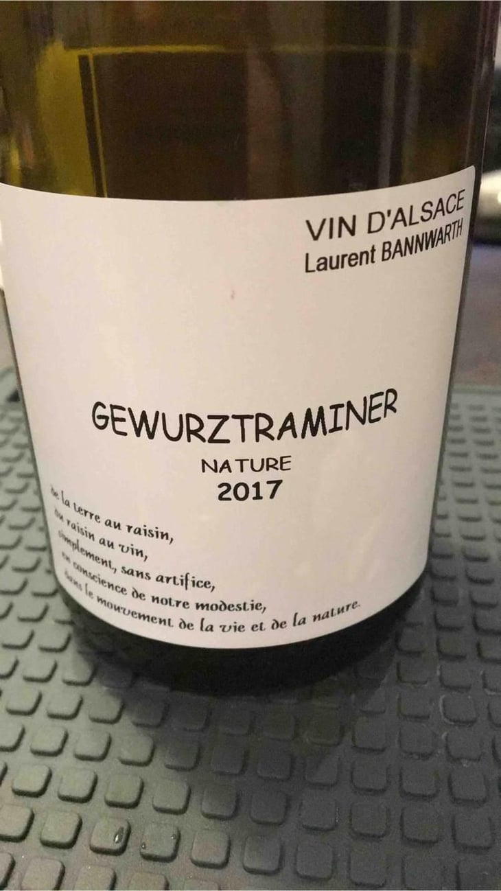 Gewuztraminer Nature - Laurent Bannwarth - Stéphane Bannwarth 