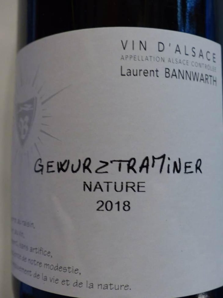 Gewuztraminer Nature - Laurent Bannwarth - Stéphane Bannwarth 