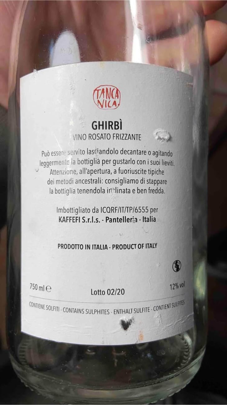 Ghirbì Rosato - Kaffefi Società Semplice Agricola - Tanca Nica - Nicoletta & Francesco Ferreri 