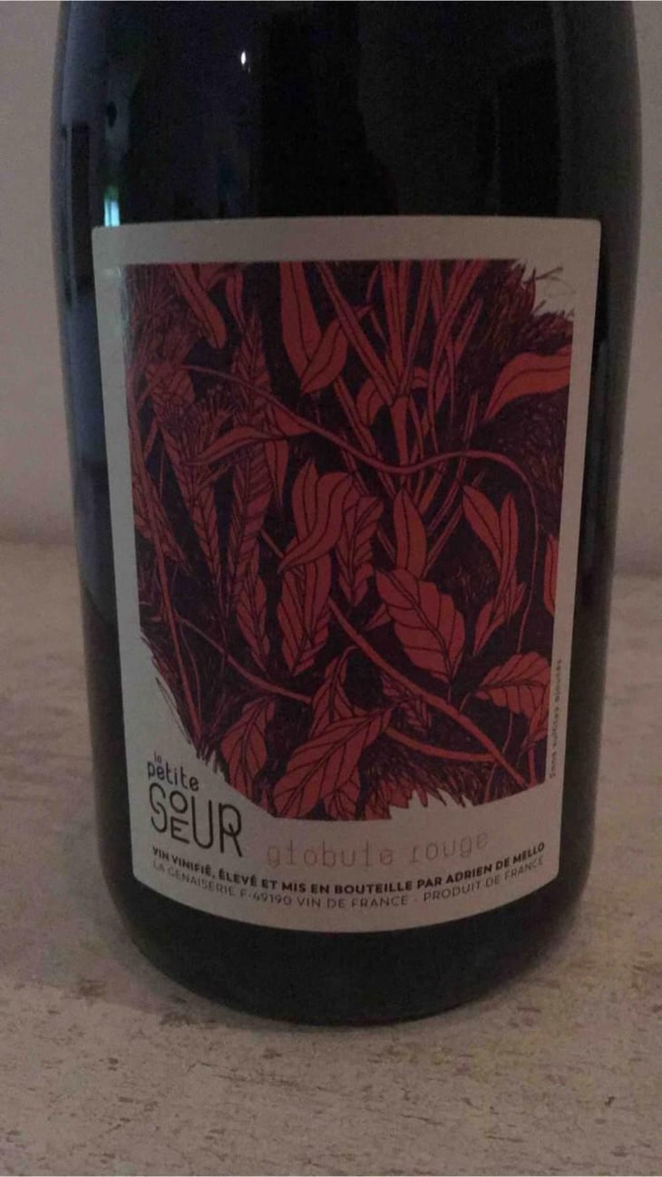 Globule Rouge - Domaine de la Petite Soeur - Adrien de Mello -2019