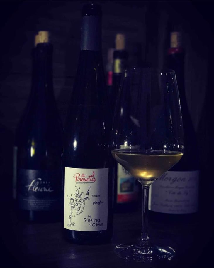 Riesling d'Olivier - Les Vins Pirouettes - Pierre Sanchez, Rémi Ségura & Xavier Couturier 