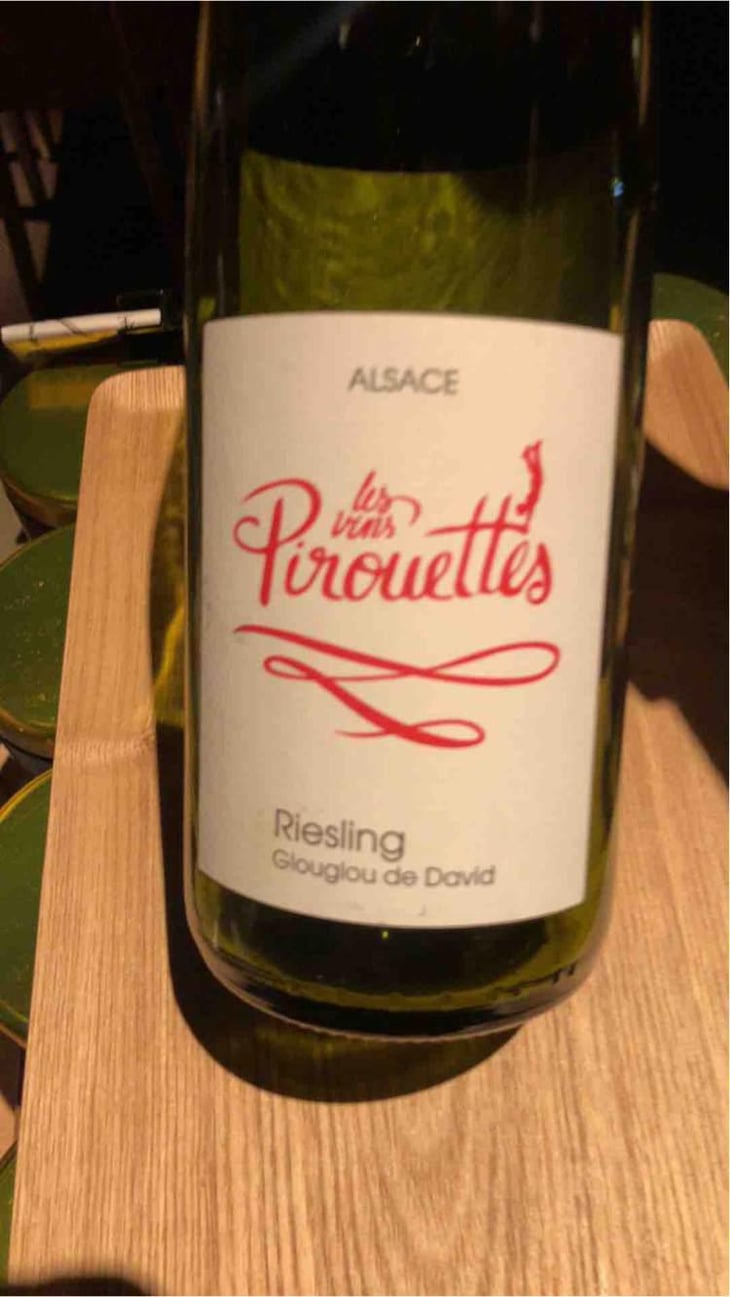 Riesling d'Olivier - Les Vins Pirouettes - Pierre Sanchez, Rémi Ségura & Xavier Couturier 