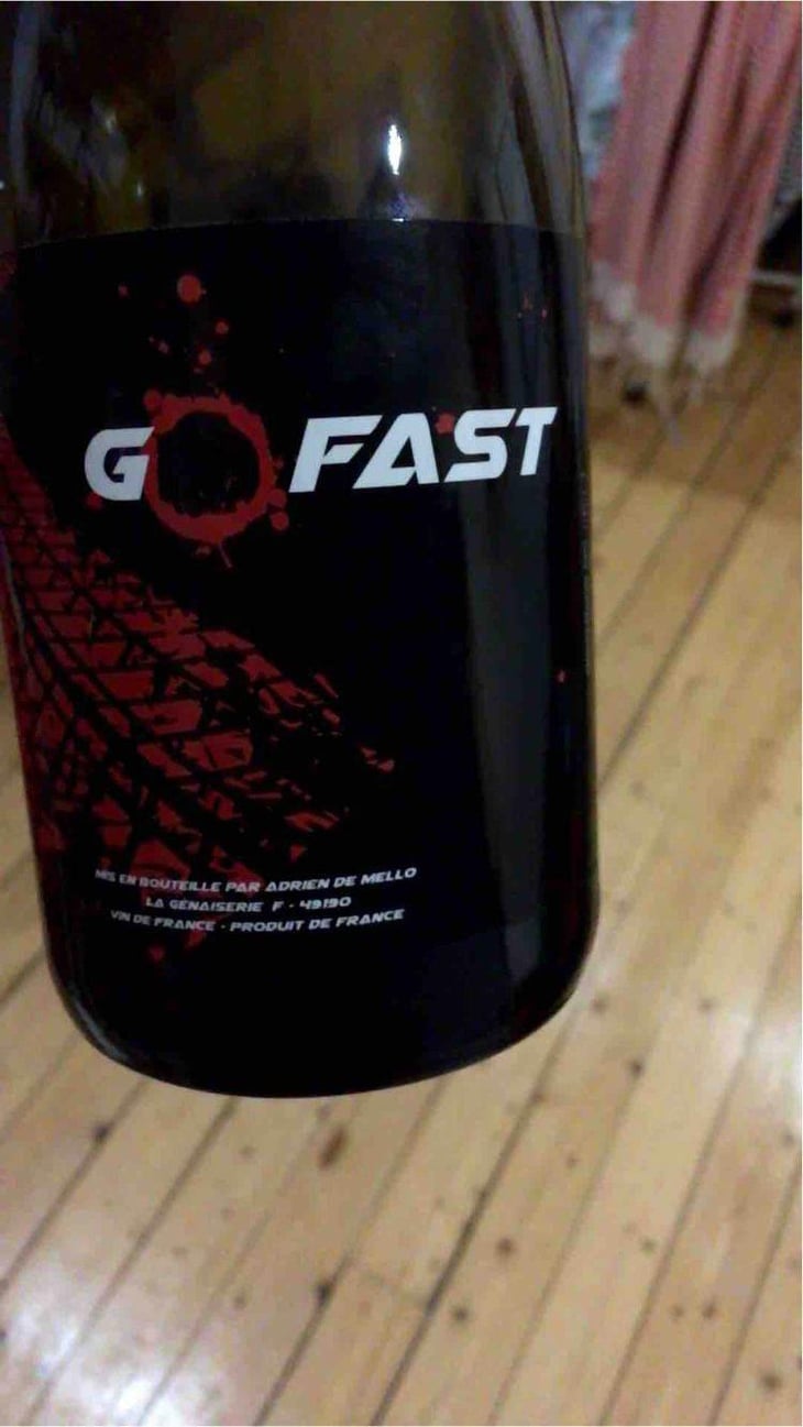 Go Fast - Domaine de la Petite Soeur - Adrien de Mello 