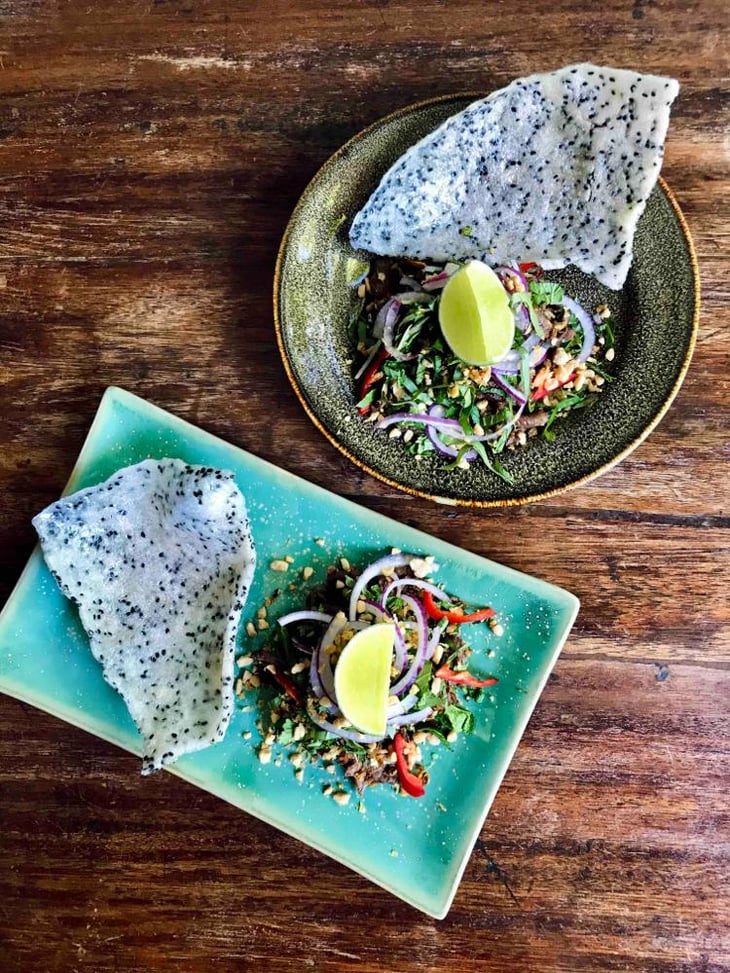 Gỏi Trâu Tây Bắc | Water Buffalo Salad W/ Mắc Khén - Minh Mat - 663956