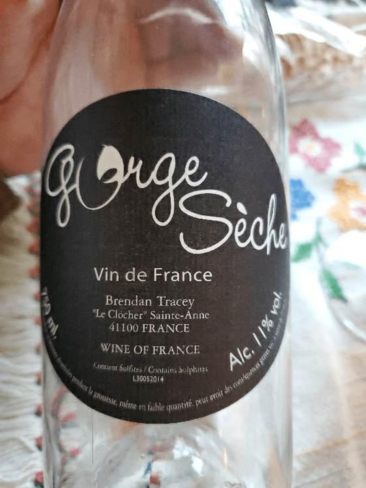 Gorge Sèche - Domaine Le Clocher - Les Vins de Sainte Anne - Brendan & Sean Tracey 