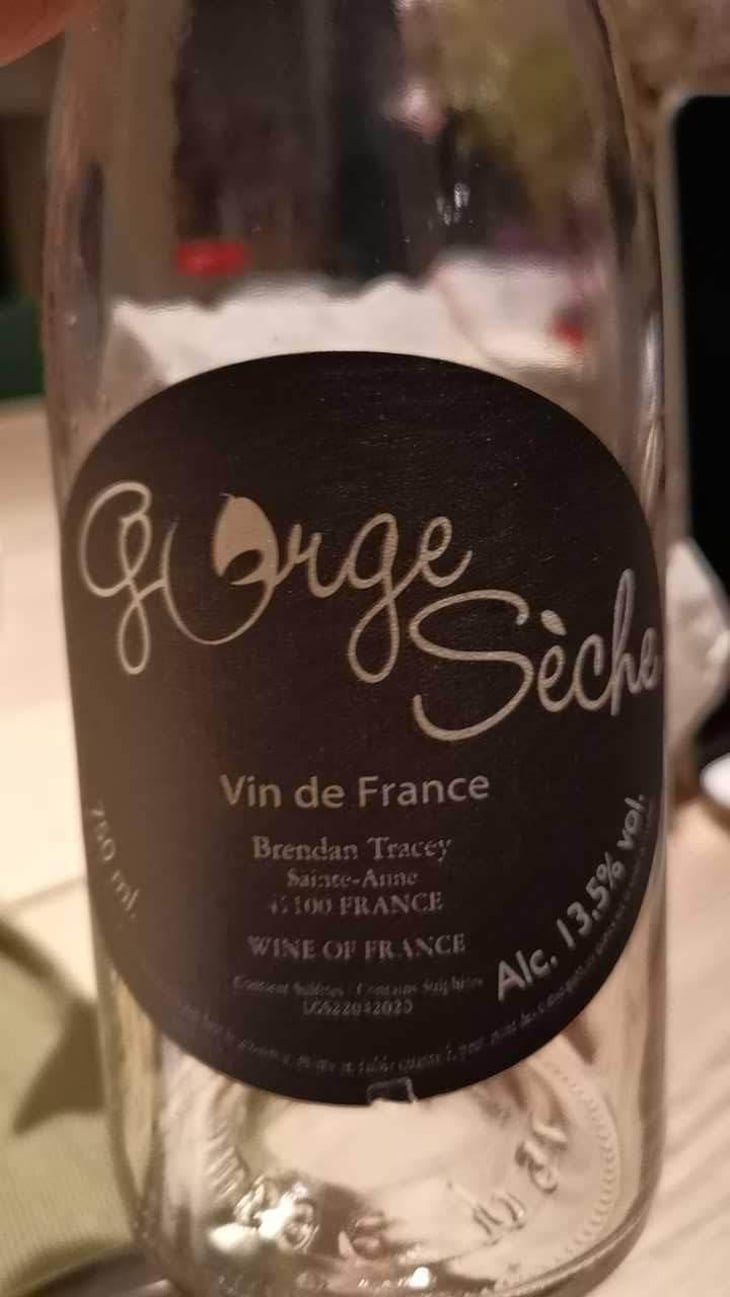 Gorge Sèche - Domaine Le Clocher - Les Vins de Sainte Anne - Brendan & Sean Tracey 