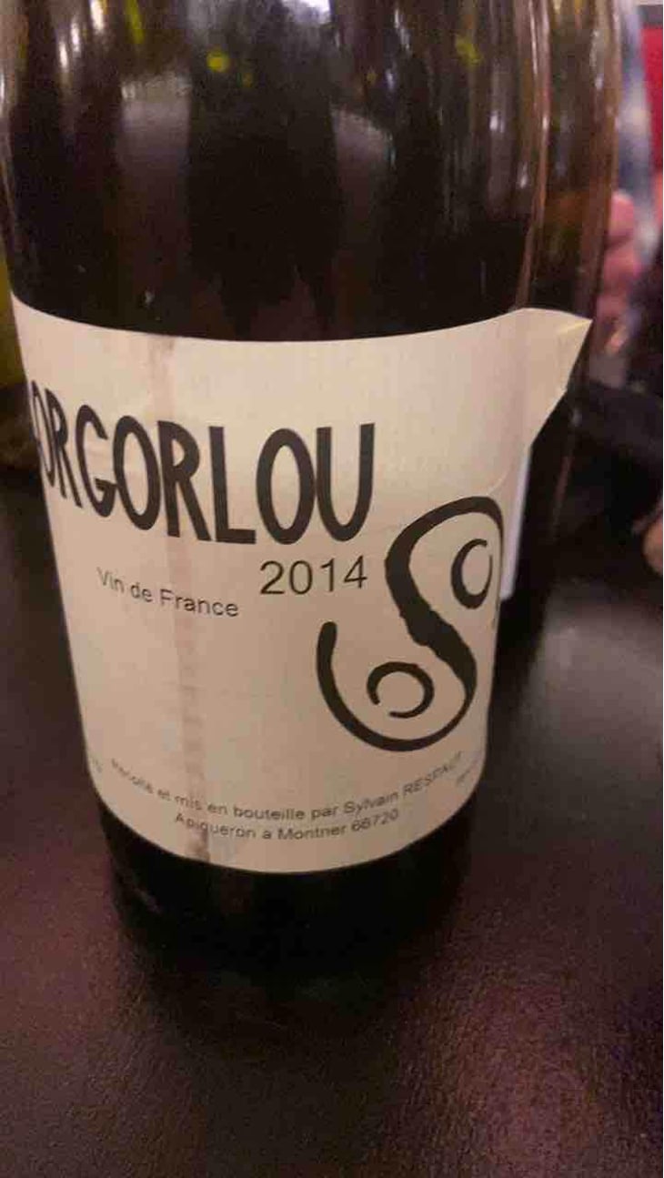 Gorgorlou (label before 2016) - La Cave Apicole - Sylvain Respaut & Olivier Cros 