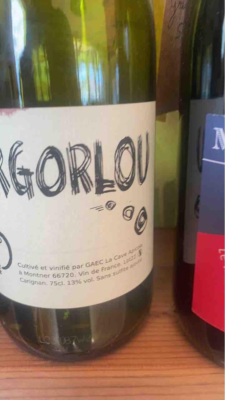 Gorgorlou (label before 2016) - La Cave Apicole - Sylvain Respaut & Olivier Cros 