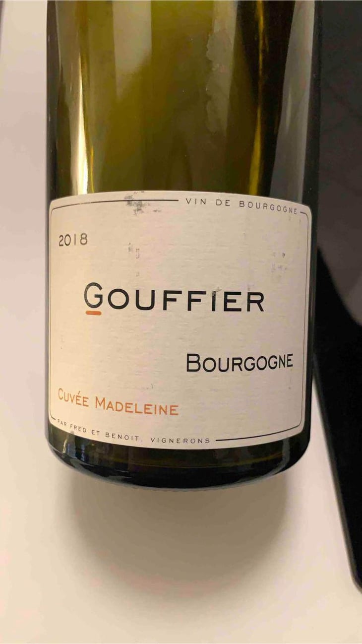 Gouffier Cuvée Madeleine - Gouffier - Fred Gueugneau 