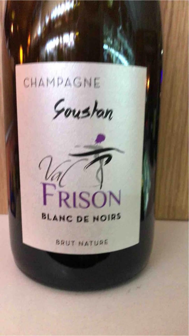 Goustan Brut Nature Blanc de Noirs - Val Frison - Thomas Demarne & Valérie Frison 