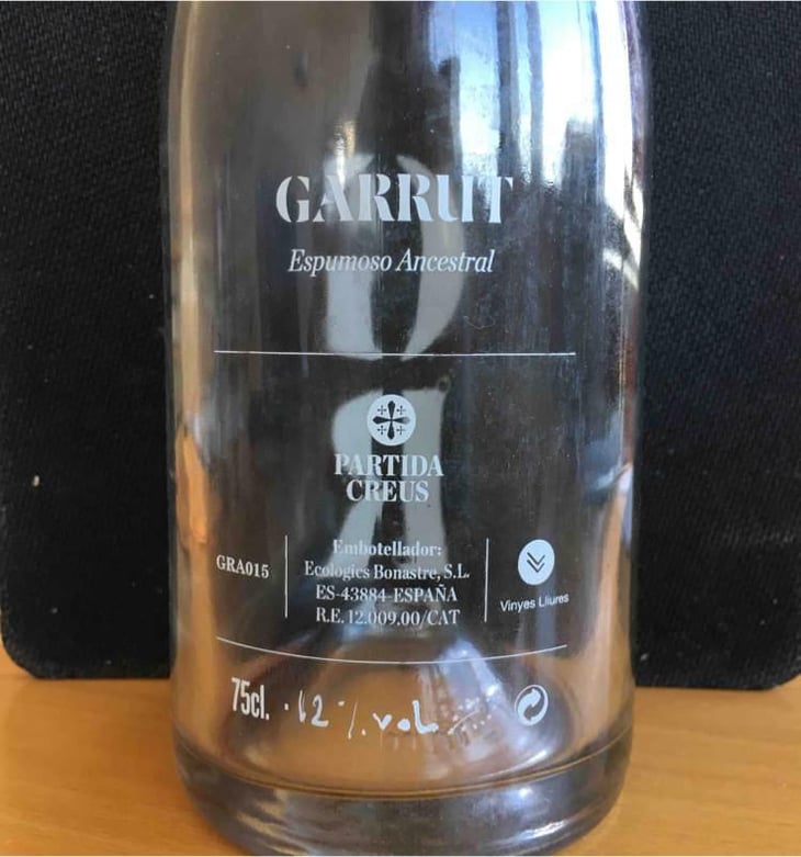 GR Garrut Espumoso Ancestral - Partida Creus - Massimo Marchiori & Antonella Gerosa 