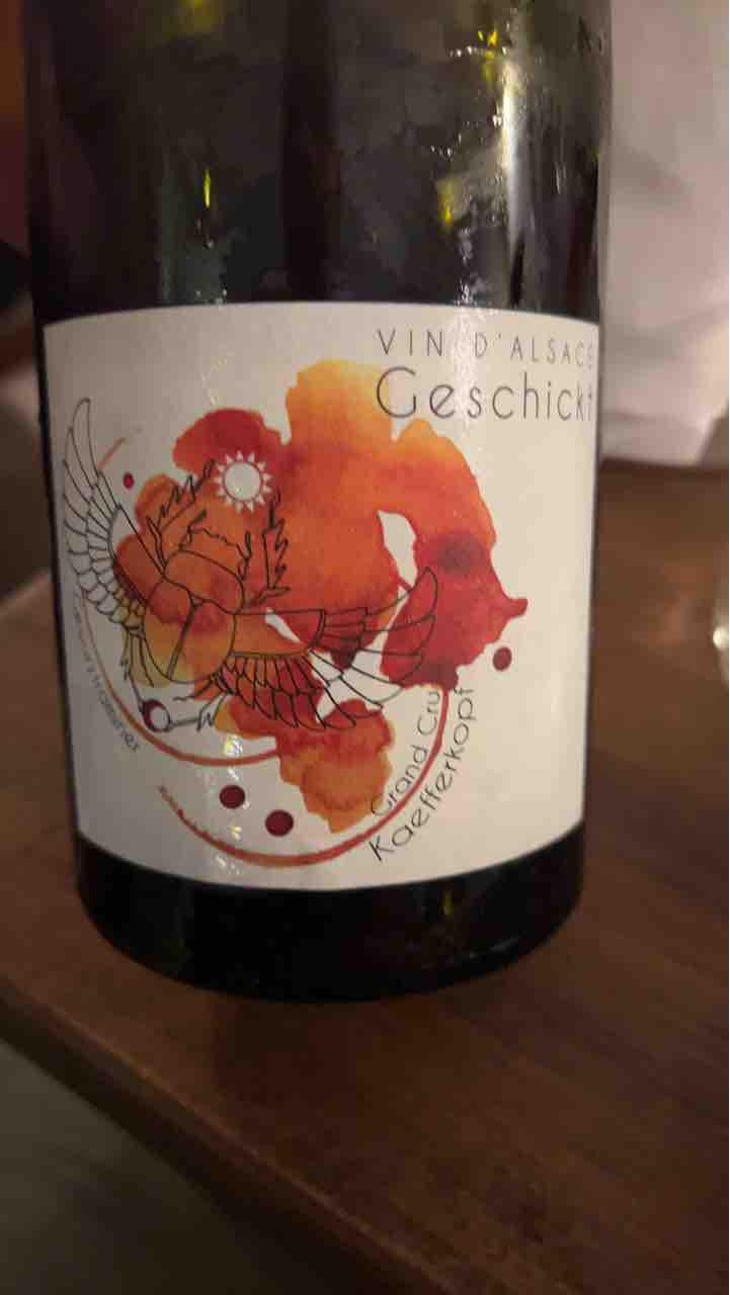 Grand Cru Kaefferkopf Macération - Domaine Geschickt - Arnaud Geschickt & Aurélie Fayolle 