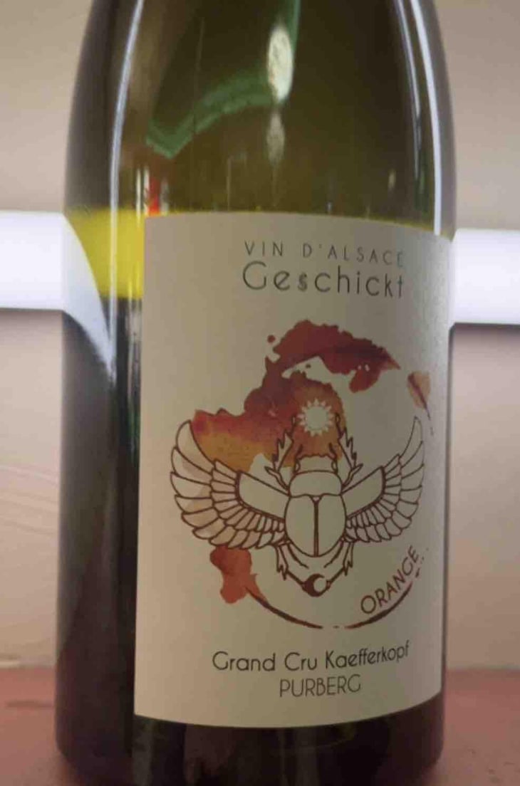 Grand Cru Kaefferkopf Macération - Domaine Geschickt - Arnaud Geschickt & Aurélie Fayolle 