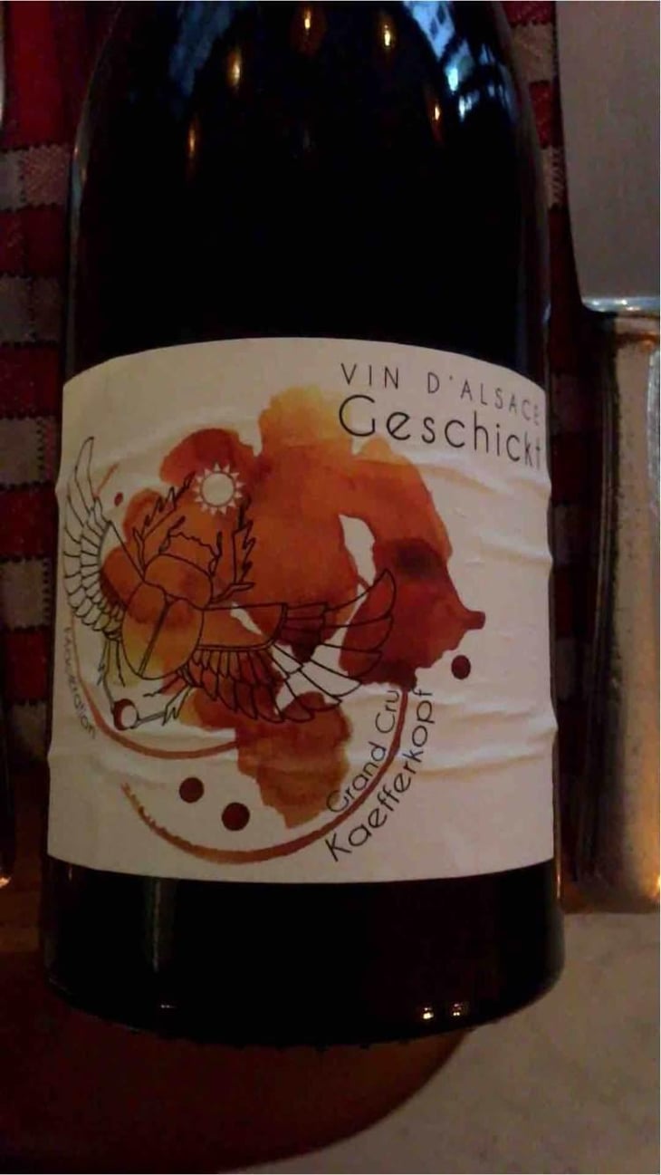 Grand Cru Kaefferkopf Macération - Domaine Geschickt - Arnaud Geschickt & Aurélie Fayolle 
