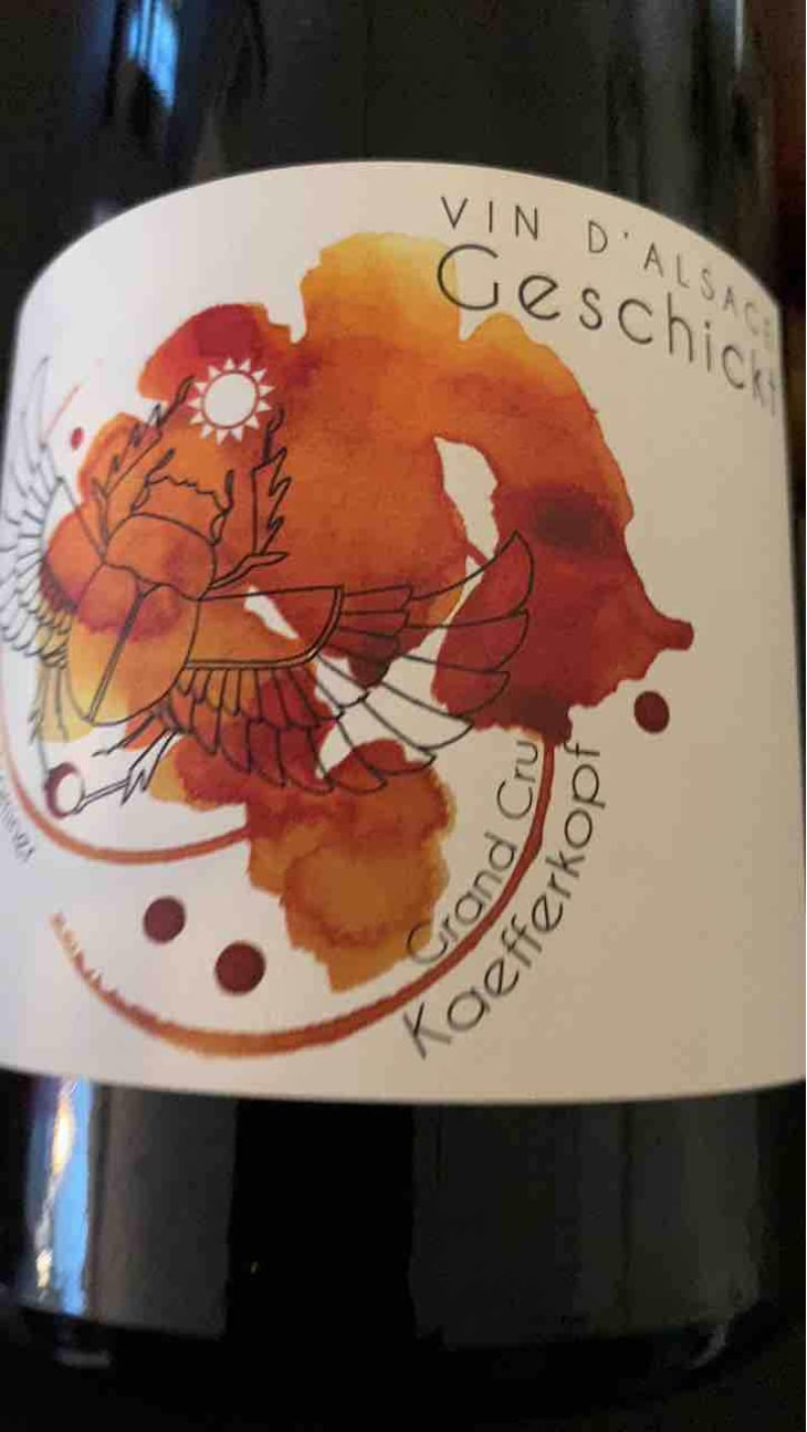 Grand Cru Kaefferkopf Macération - Domaine Geschickt - Arnaud Geschickt & Aurélie Fayolle 
