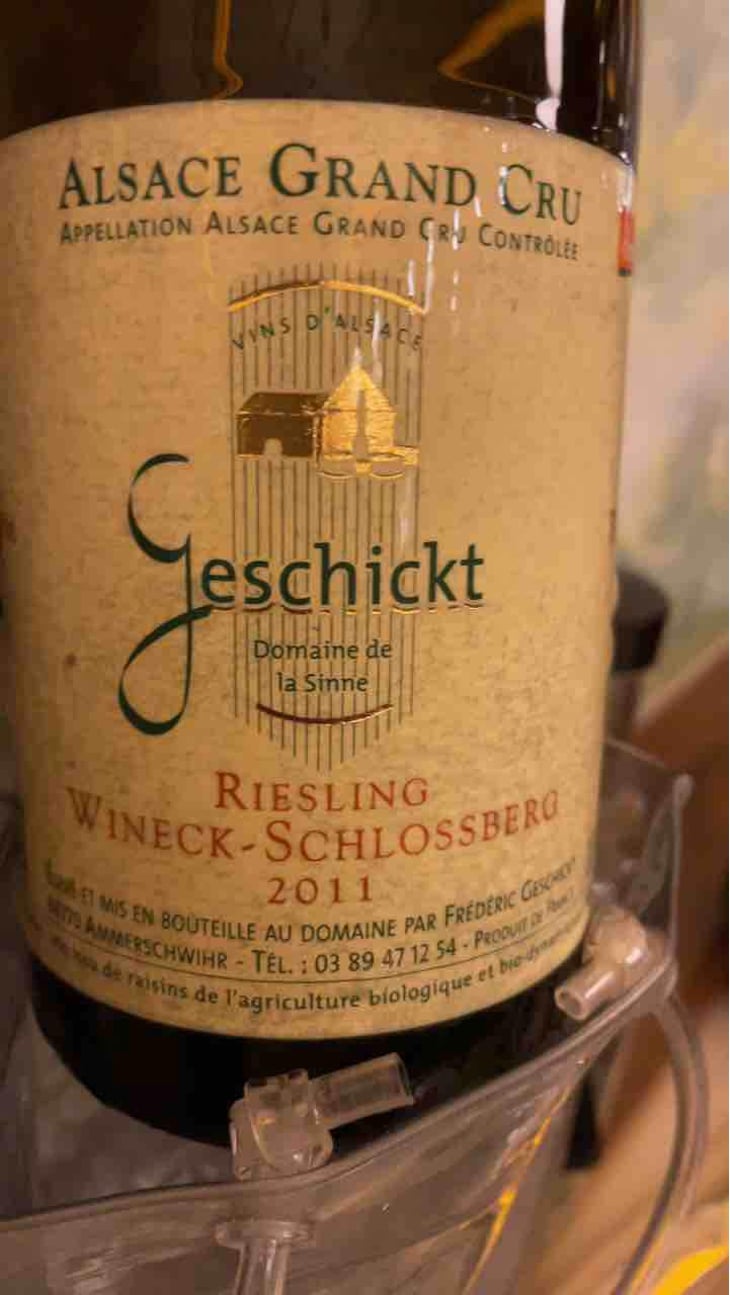 Grand Cru Kaefferkopf Riesling - Domaine Geschickt - Arnaud Geschickt & Aurélie Fayolle 