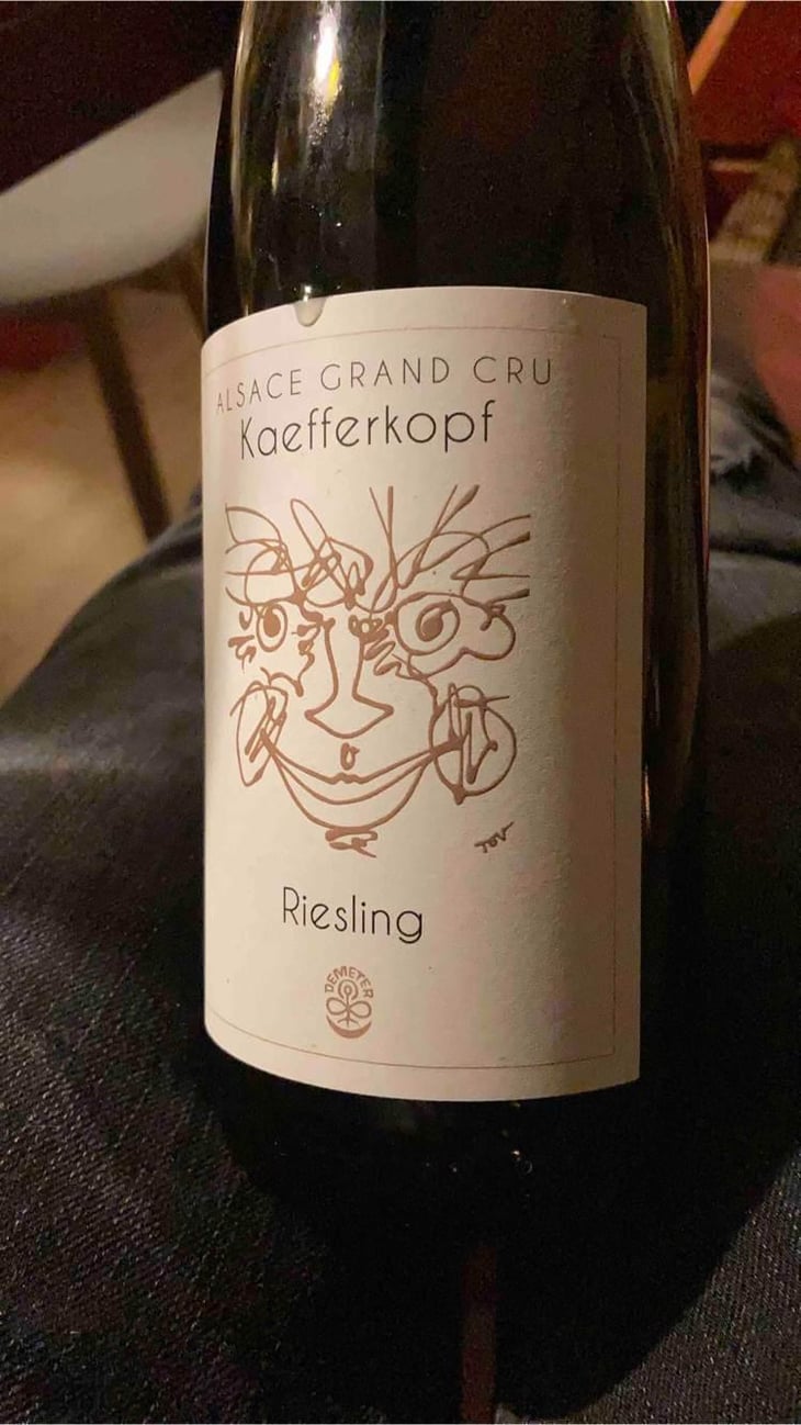 Grand Cru Kaefferkopf Riesling - Domaine Geschickt - Arnaud Geschickt & Aurélie Fayolle 