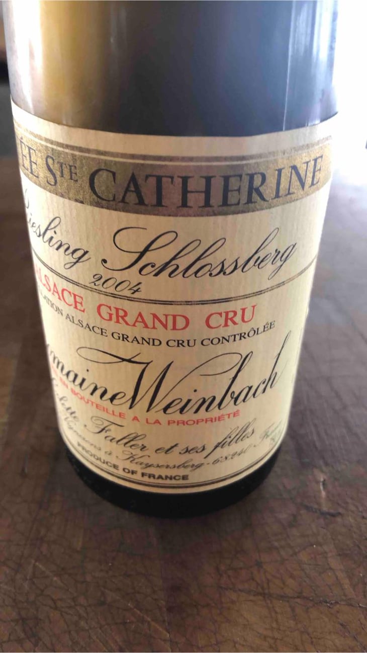 Grand Cru Schlossberg Cuvée Sainte Catherine - Domaine Weinbach - Catherine & Théo Faller 