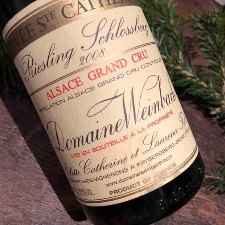 Grand Cru Schlossberg Cuvée Sainte Catherine - Domaine Weinbach - Catherine & Théo Faller 