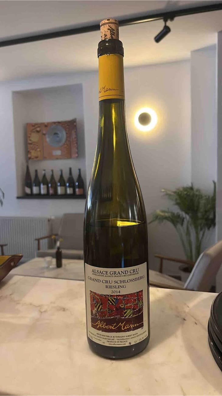 Grand cru Schlossberg Riesling - Domaine Albert Mann - Famille Barthelmé -2014
