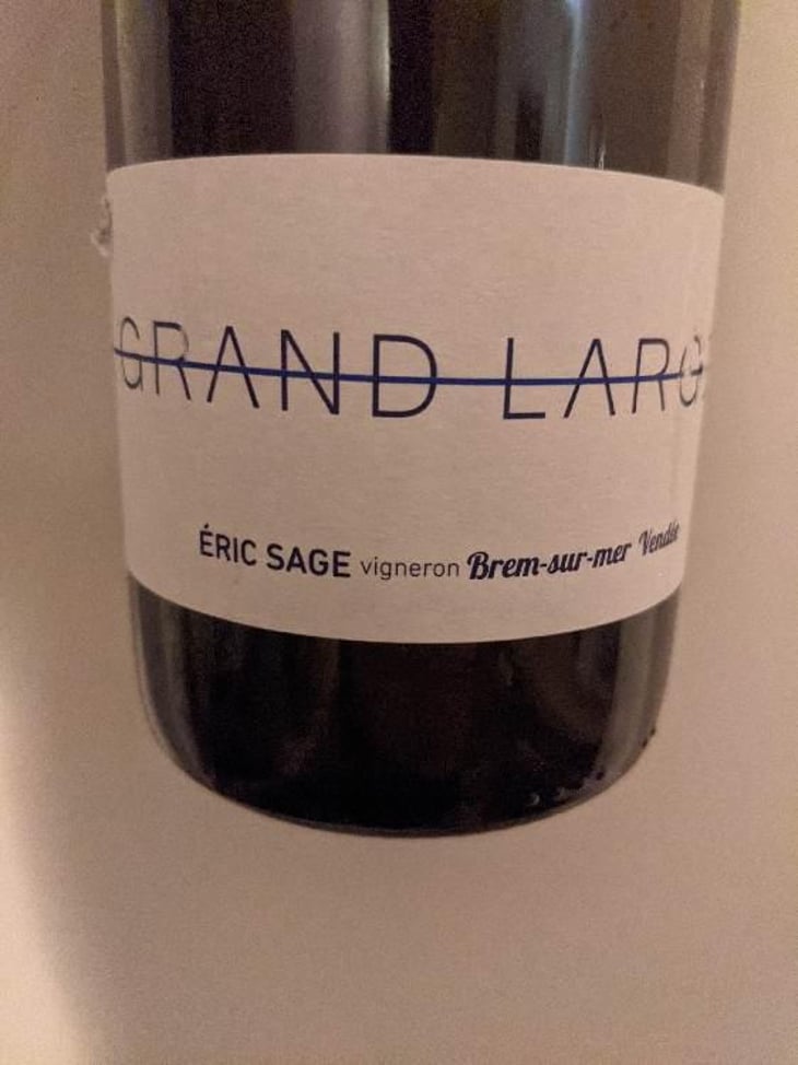 Grand Large (blanc) - Domaine Éric Sage - Éric Sage 
